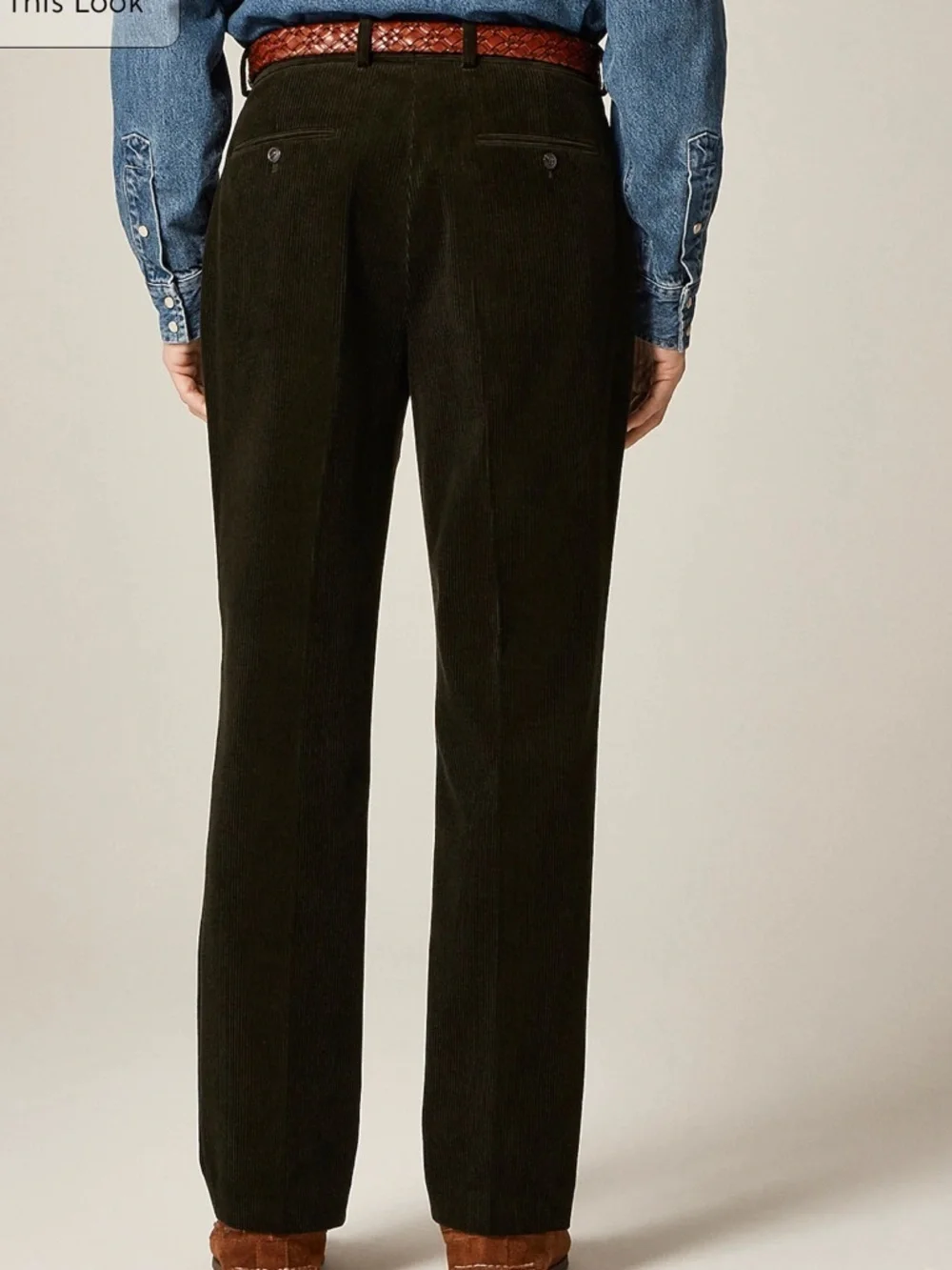 J crew pine grove Crosby Classic-fit suit pant in Italian corduroy